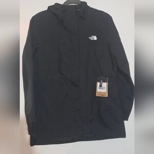 The North Face Womens Antora Parka Rain Jacket Black Size Med NWT